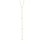 PILGRIM - ROOT Y-necklace - Gold Plated - 42 cm + 9 cm extension