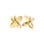 PILGRIM - TRACE Flower Earrings - Gold-Plated - 30 mm