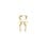 PILGRIM - ORYTH Earrings 2-in-1 Set - Gold-Plated - 7 mm / 15 mm
