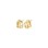 PILGRIM - ORIEN Earrings - Gold-Plated - 14 mm