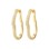 PILGRIM - AVOLA Hoop Earrings - Gold-Plated - 40 mm