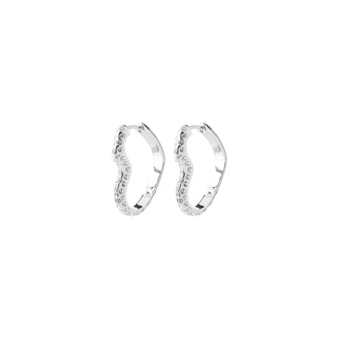 PILGRIM - SORA Heart Earrings - Silver-Plated - 17 mm