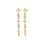 PILGRIM - TRACE Earrings - Gold - 54 mm