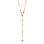 PILGRIM - TRACE Necklace - Gold-Plated/Multi - 60 cm