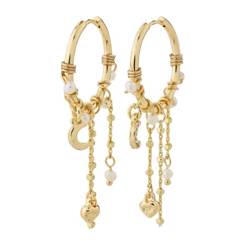 PILGRIM - ARLET Earrings - Gold - 45 mm
