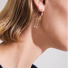 PILGRIM - ARLET Earrings - Gold - 45 mm
