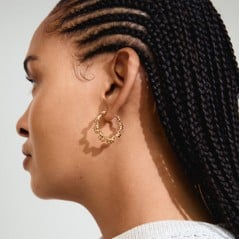 PILGRIM - LARISA Earrings - Gold Plated - 26 mm