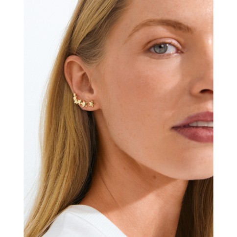 PILGRIM - AVA Star Earrings - Gold-Plated - 20 mm