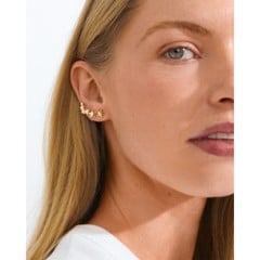 PILGRIM - AVA Star Earrings - Gold-Plated - 20 mm
