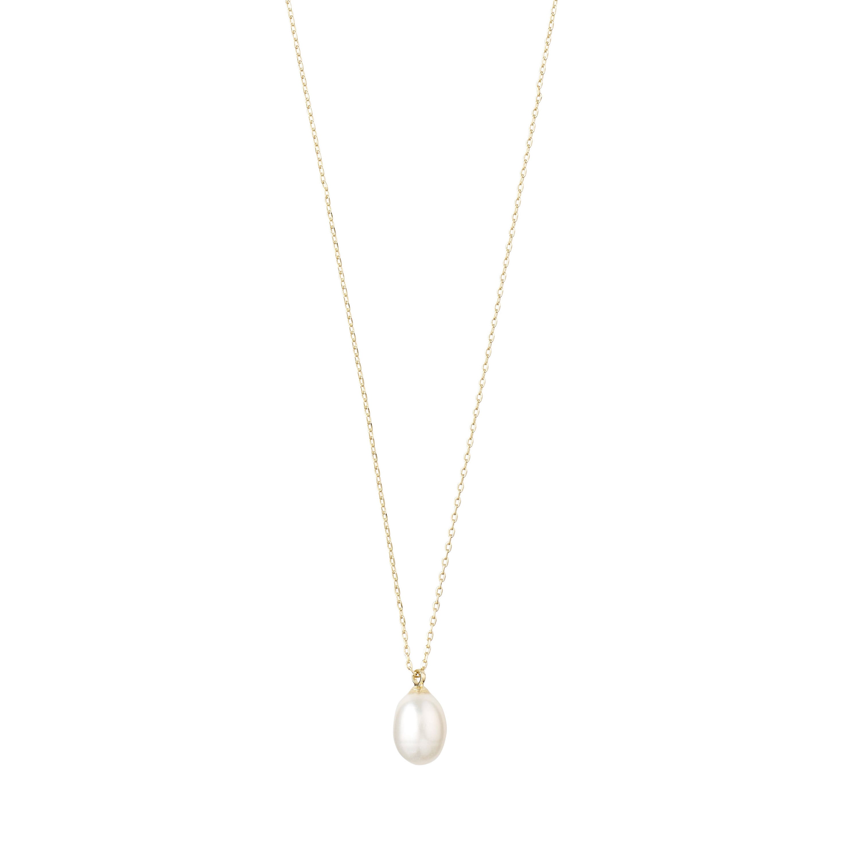 Eila Necklace White Gold-Plated