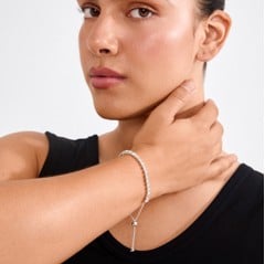 PILGRIM - LUCIA Crystal Bracelet - Silver-Plated