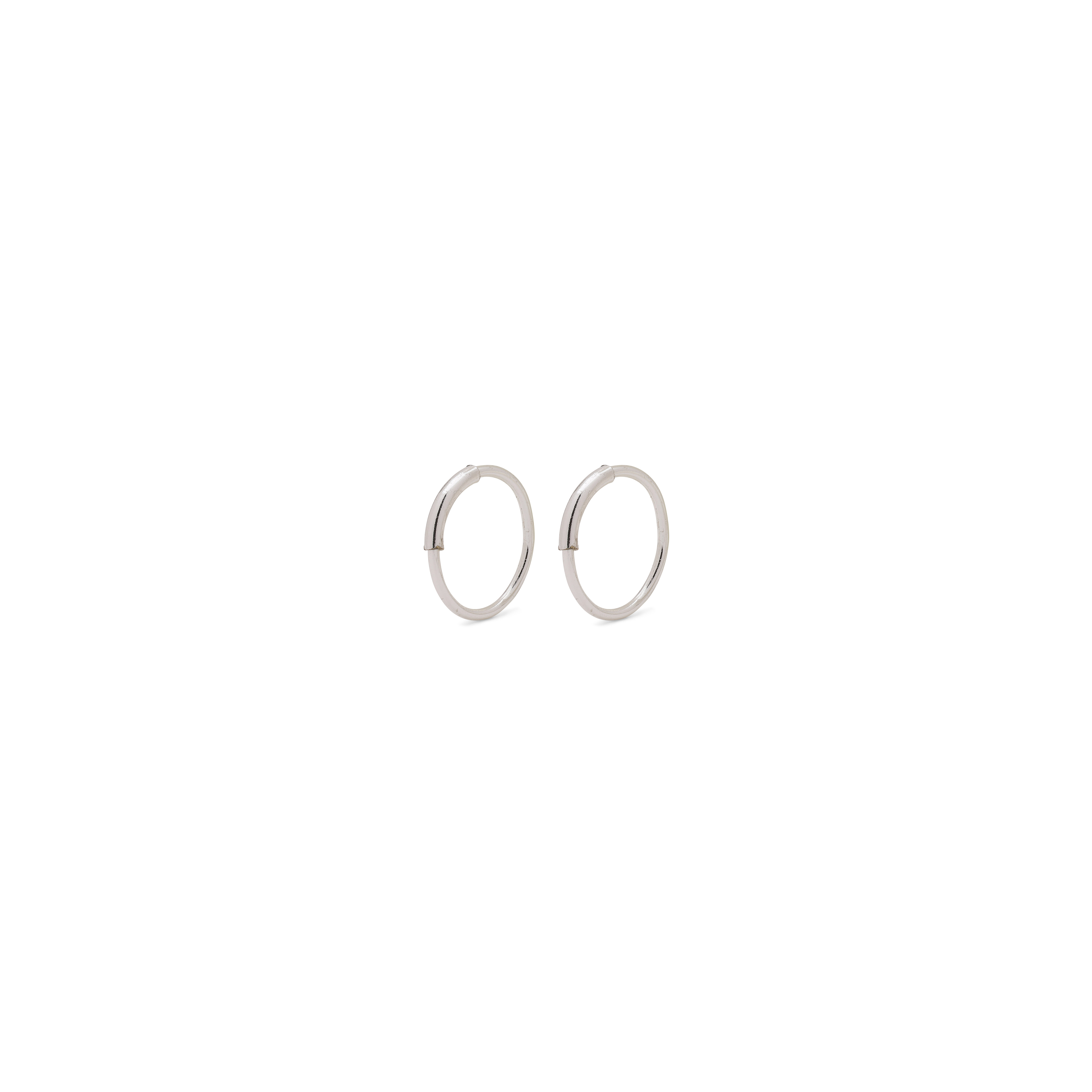 PILGRIM - RAQUEL Mini Hoop Earrings - Silver Plated - 10 mm