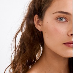 PILGRIM - SANNE Mini Hoop Earrings - Silver-Plated - 13 mm