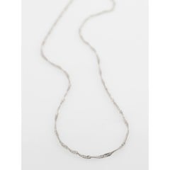 PILGRIM - PERI Twirl Necklace - Silver-Plated - 40 + 9 cm