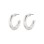 PILGRIM - MADDIE Chunky Hoop Earrings - Silver-Plated - 25 mm
