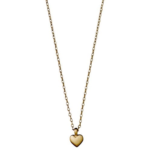 PILGRIM - SOPHIA Tiny Heart Pendant Necklace - Gold - 40 cm