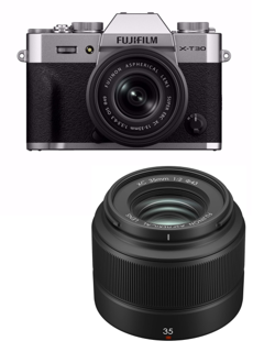 Fujifilm - X-T30 III & XC 35mm F2.0 - 26MP Kamerapakke med 6.2K Video - Bundle