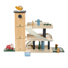 Liewood - Jordy Wooden Multi Play Parking Tower, Beach Blue Multi mix (LW21113-2964)