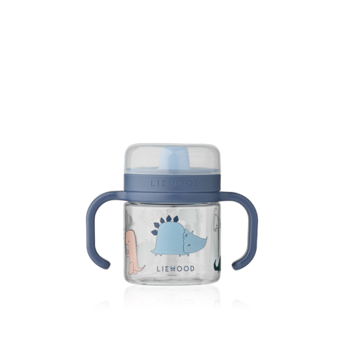 Liewood - Kylo Tritan Sippy Cup - Dino roar / Sandy - 280ml
