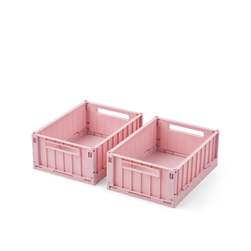 Liewood - Weston Storage Box 2-pack - Rose blush - One size
