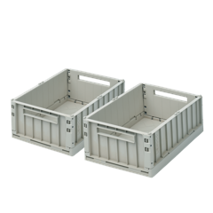 Liewood - Weston Storage Box 2-pack - Dove blue - One size