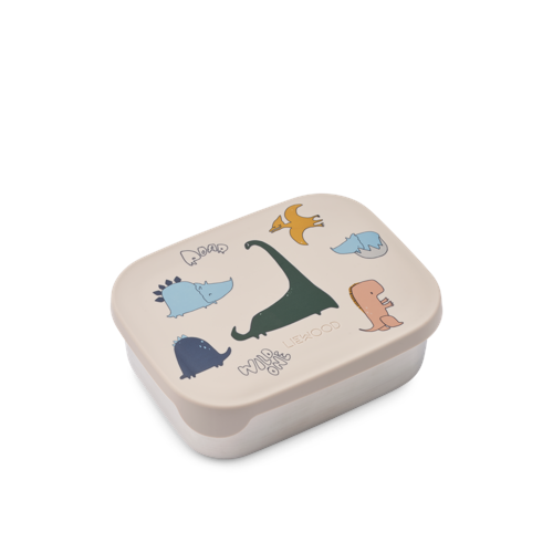 Liewood - Arthur Printed Lunchbox - Dino roar / Sandy - One size