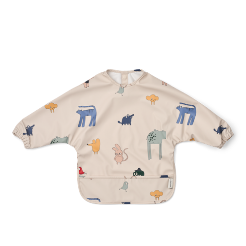 Liewood - Merle Printed Cape Bib - Imagine / Sandy - One size
