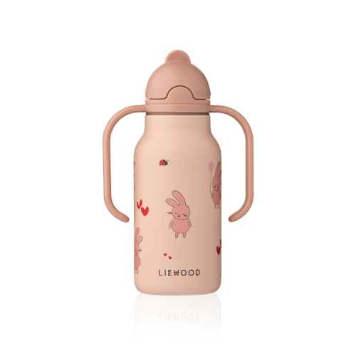 Liewood - Kimmie Water Bottle 250 ml, Wild child / Rosey (LW19618-2875)