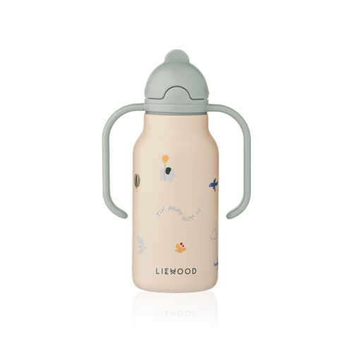 Liewood - Kimmie Water Bottle 250 ml, Flying / Sandy (LW19618-2919)