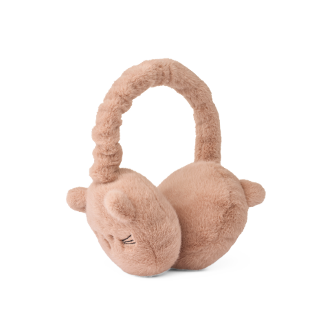 Liewood - Timothy Plush Cat Ear Warmers - Pale tuscany - One size