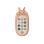 Liewood - Fidi Mobile Phone, Pale tuscany (LW21077-9470)