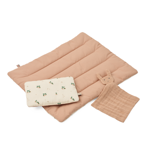 Liewood - Joan Doll Duvet Set, Peach / Sea shell (LW21085-1232)