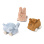 Liewood - Ansel Plush Car 3-pack, Pale tuscany Mix (LW21100-2947)