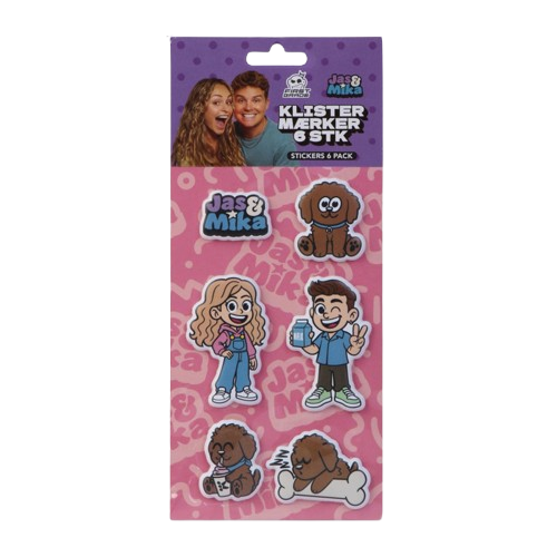 FIRSTGRADE - Jas&Mika Stickers 6 pcs (26-JM-STICKERS)