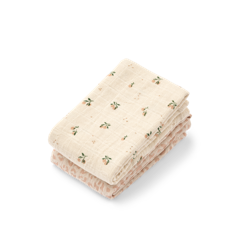 Liewood - Lewis Muslin Cloth 2-Pack - Mini leo / Mini peach Mix - One size