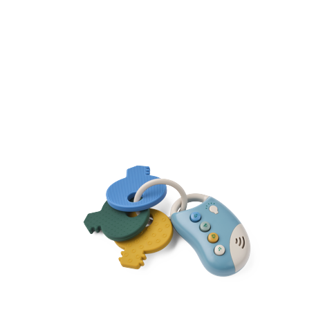 Liewood - Vroom Car Keys, Beach Blue Multi mix (LW20876-2963)