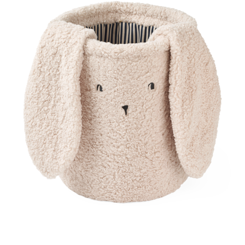 Liewood - Morley Rabbit Pile Basket - Mist - One Size