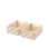 Liewood - Weston Printed Storage Box - Peach / Sea Shell - M, 2-pack