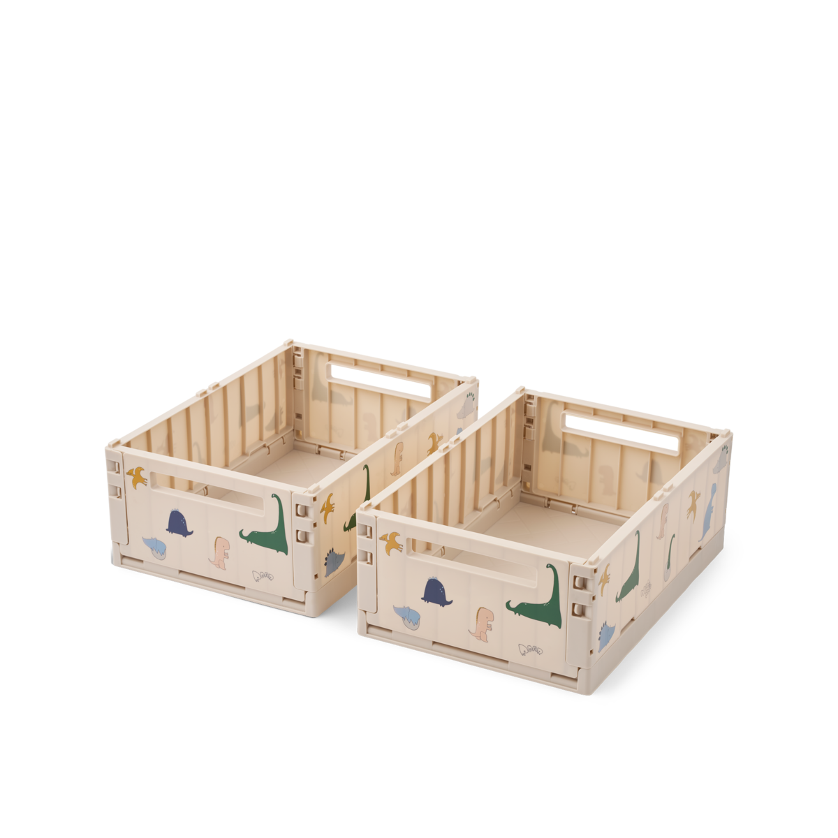 Liewood - Weston printet opbevaringskasse - Dino roar / Sandy - One size