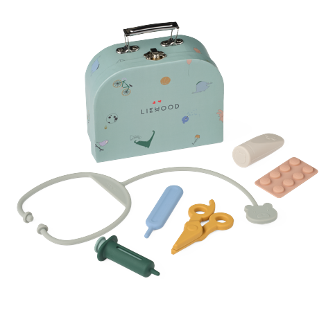 Liewood - Doctor Set, Garden green Multi mix (LW21204-2972)