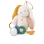 Liewood - Angelina Small Activity Toy Rabbit, Sandy multi mix (LW21394-2941)
