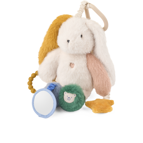Liewood - Angelina Small Activity Toy Rabbit, Sandy multi mix (LW21394-2941)