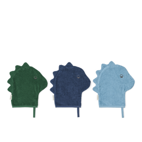 Liewood - Sylvester Washcloth - Beach blue mix - One size