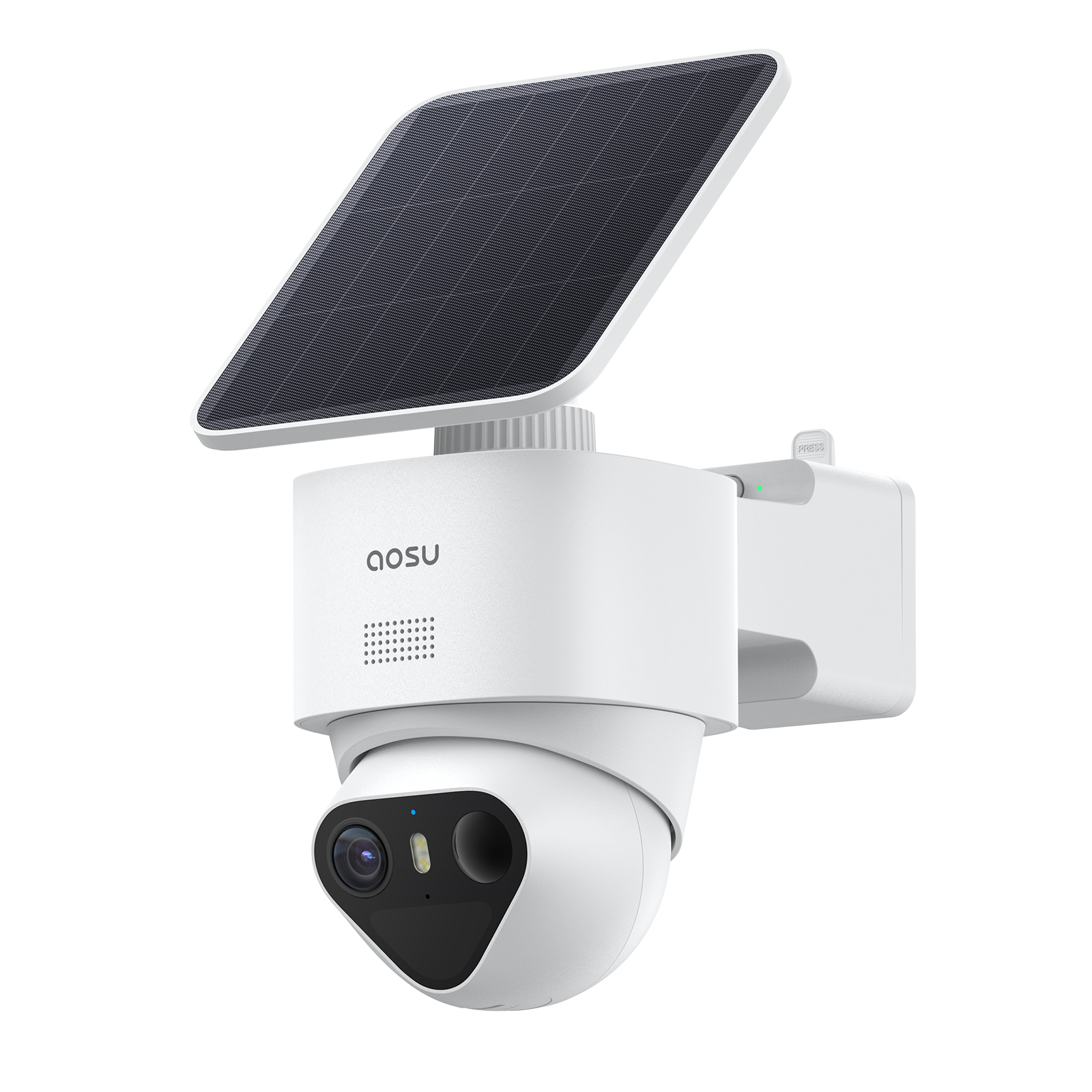 Aosu SolarCam T2 Ultra – 4K Solar Beveiligingscamera met TrueColor Nachtzicht, 360° Pan-Tilt & AI-tracking