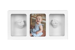 Vanilla Copenhagen - Hand & Footprint 3D Frame - White - 33 X 17,5 X 5 cm