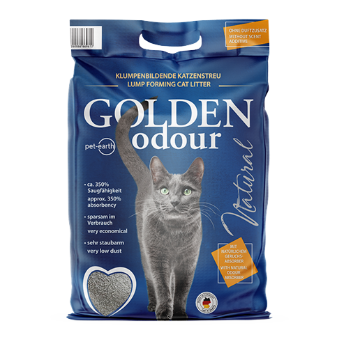 GOLDEN odour - Natural- 14kg -  Premium Catlitter