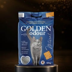 GOLDEN odour - Natural- 14kg -  Premium Catlitter