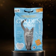 GOLDEN white  - Hygienic cat litter 14kg
