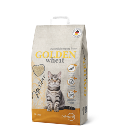 GOLDEN wheat - Nature -  Catlitter 18l