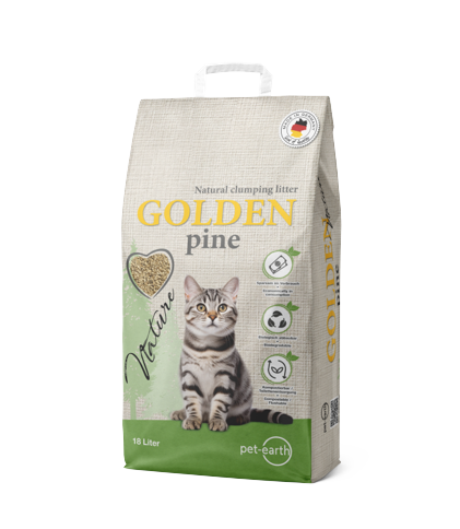 GOLDEN pine - Nature  18L - catlitter